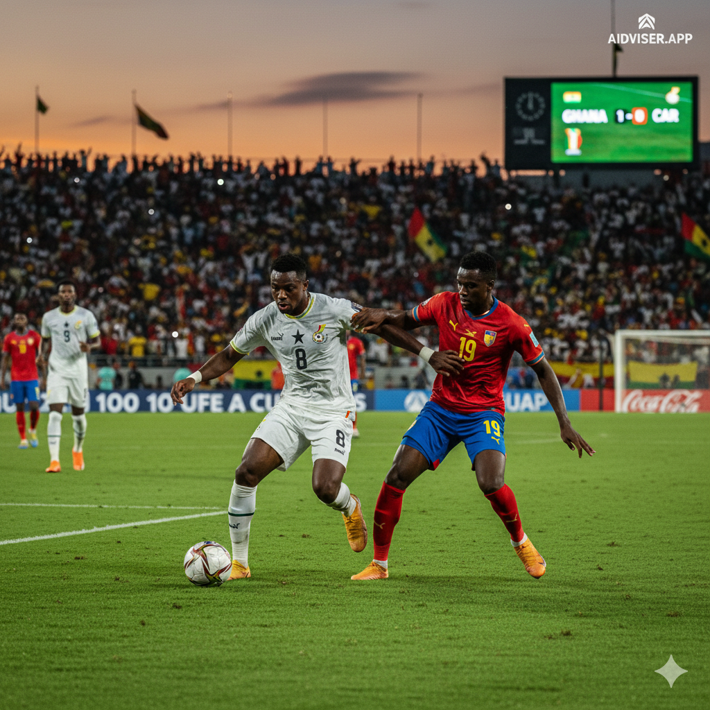 Ghana vs CAR World Cup Qualifier